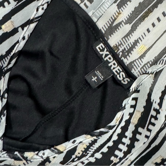 Express printed metallic dolman empire tunic/ dress ❤️ - Picture 5 of 7